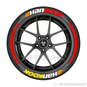 8pc Hankook Colored Tire Stickers