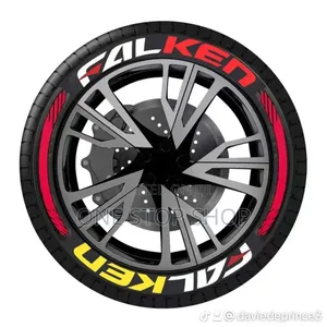 8pc Falken Colored Tire Stickers