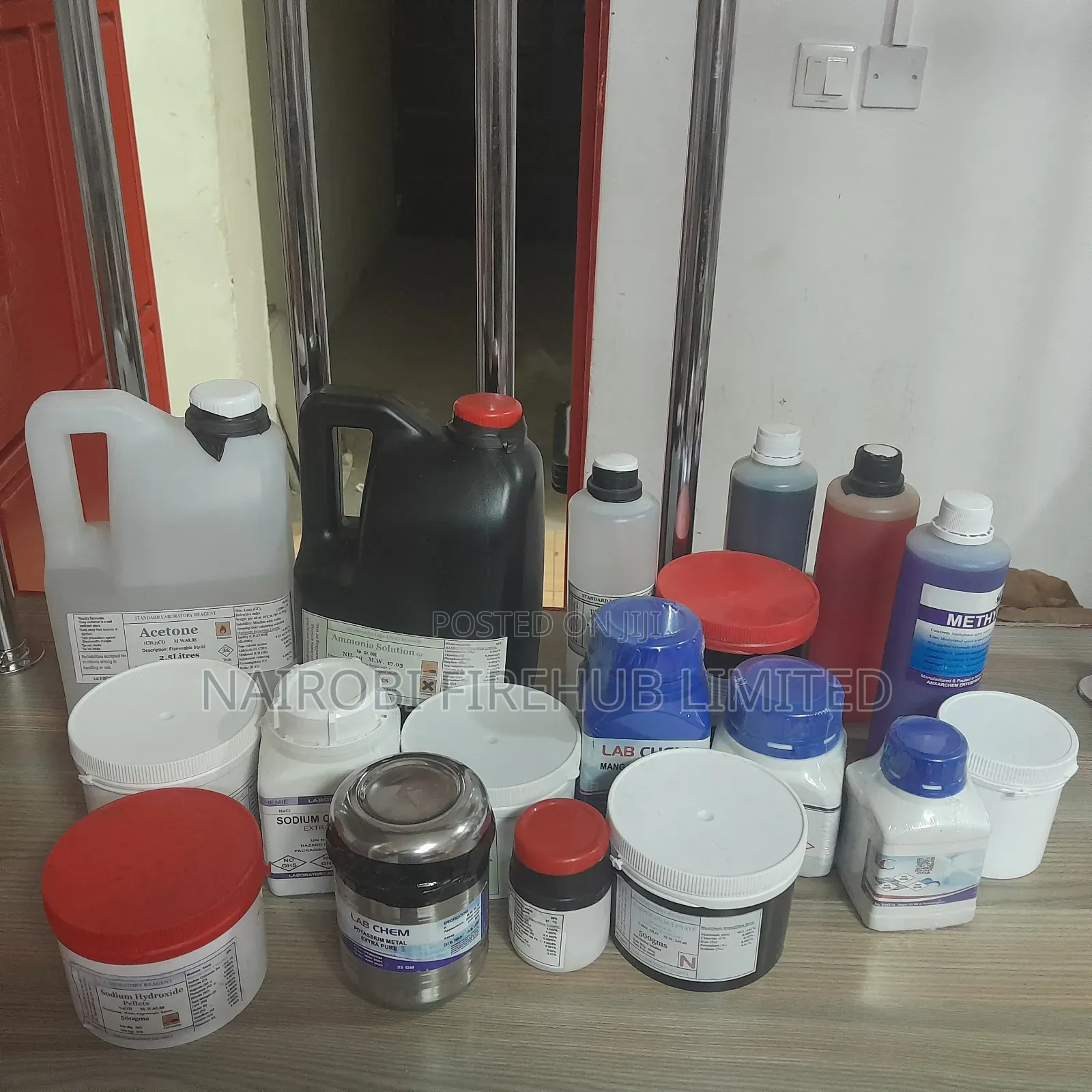 School Laboratory Chemicals