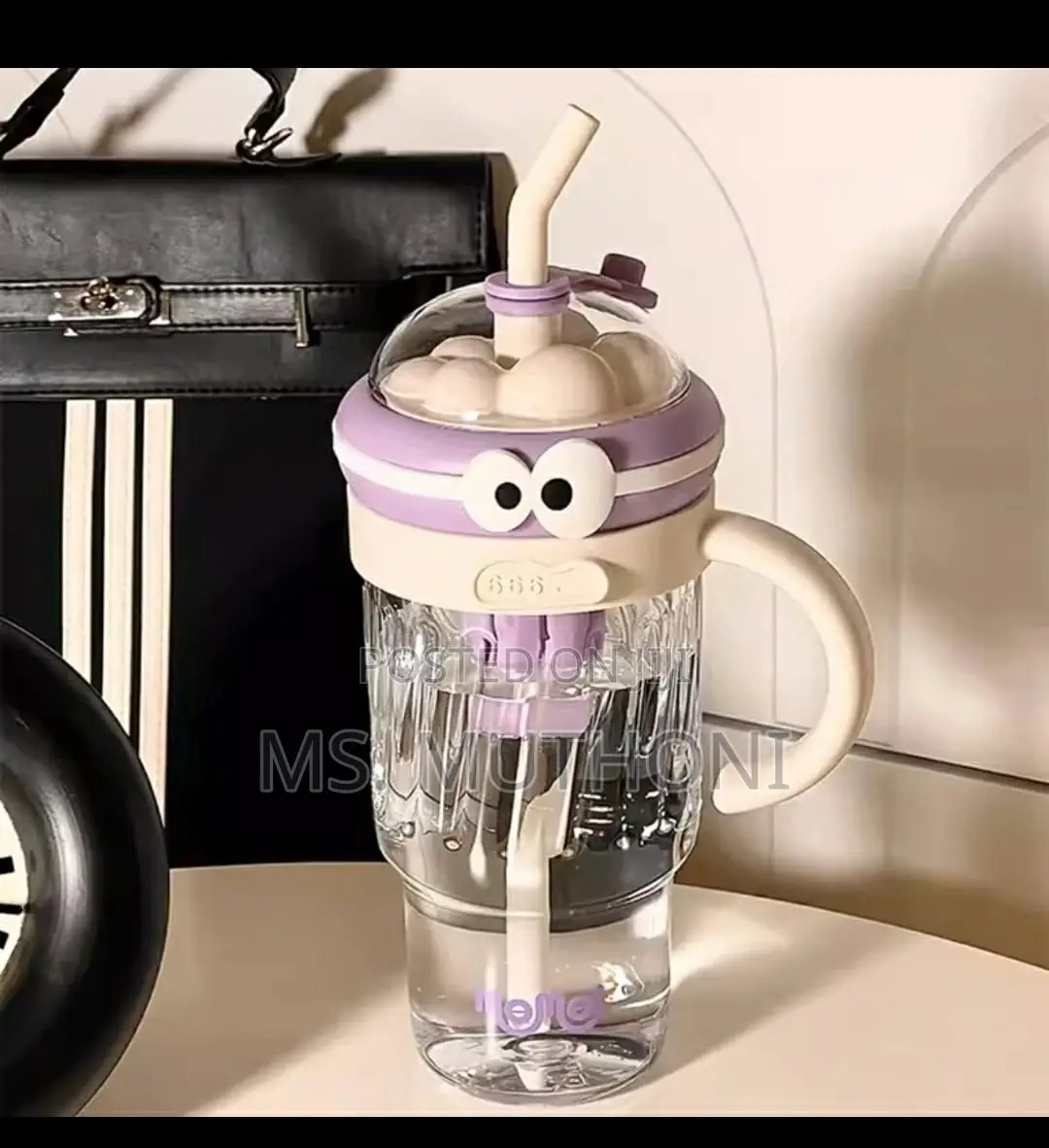 Ice-Cream Cup/Milkshake Cup With Infuser Straw