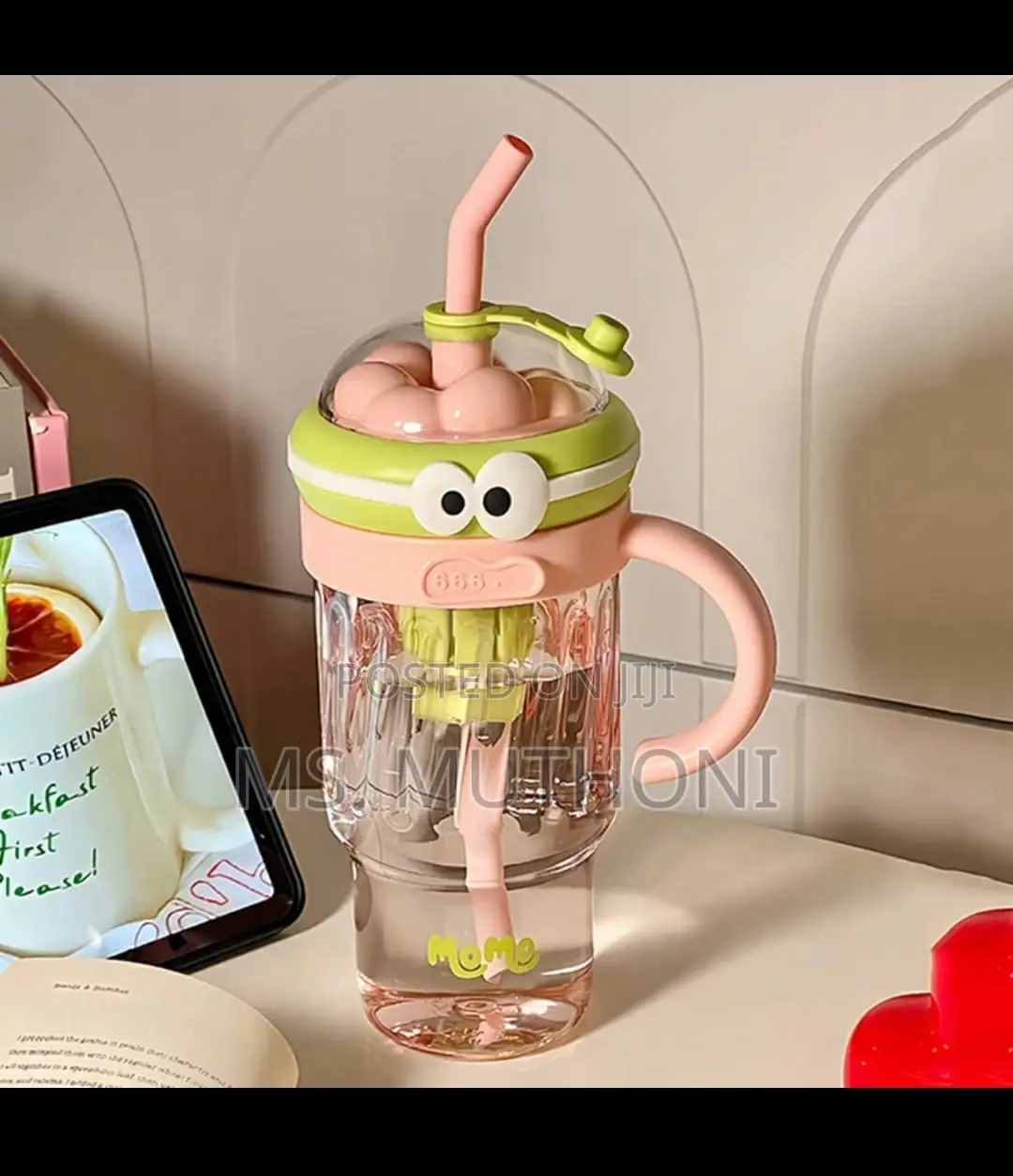 Ice-Cream Cup/Milkshake Cup With Infuser Straw