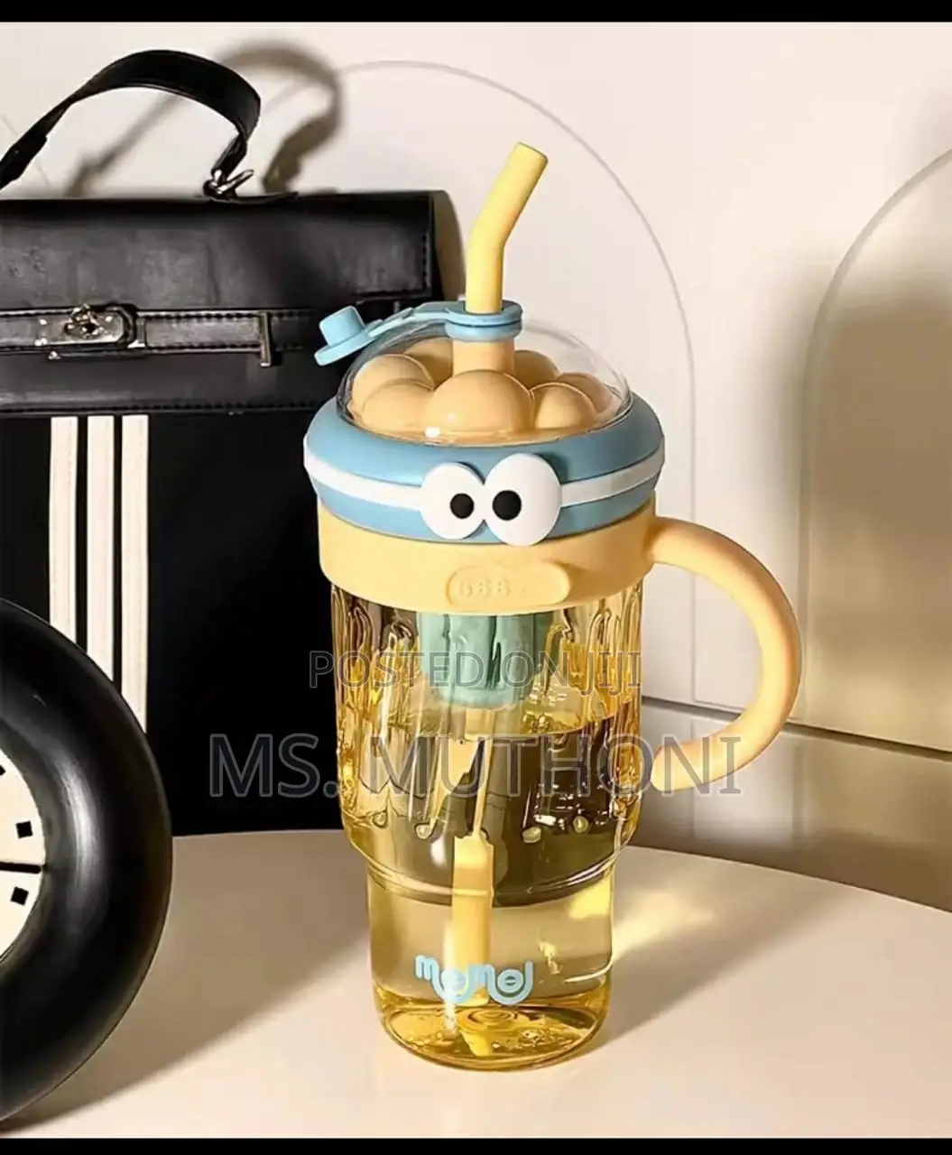 Ice-Cream Cup/Milkshake Cup With Infuser Straw