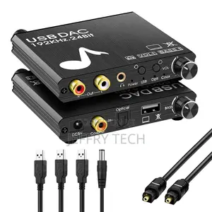 Digital to Analog Audio Converter USB Sound Card Digital Aud
