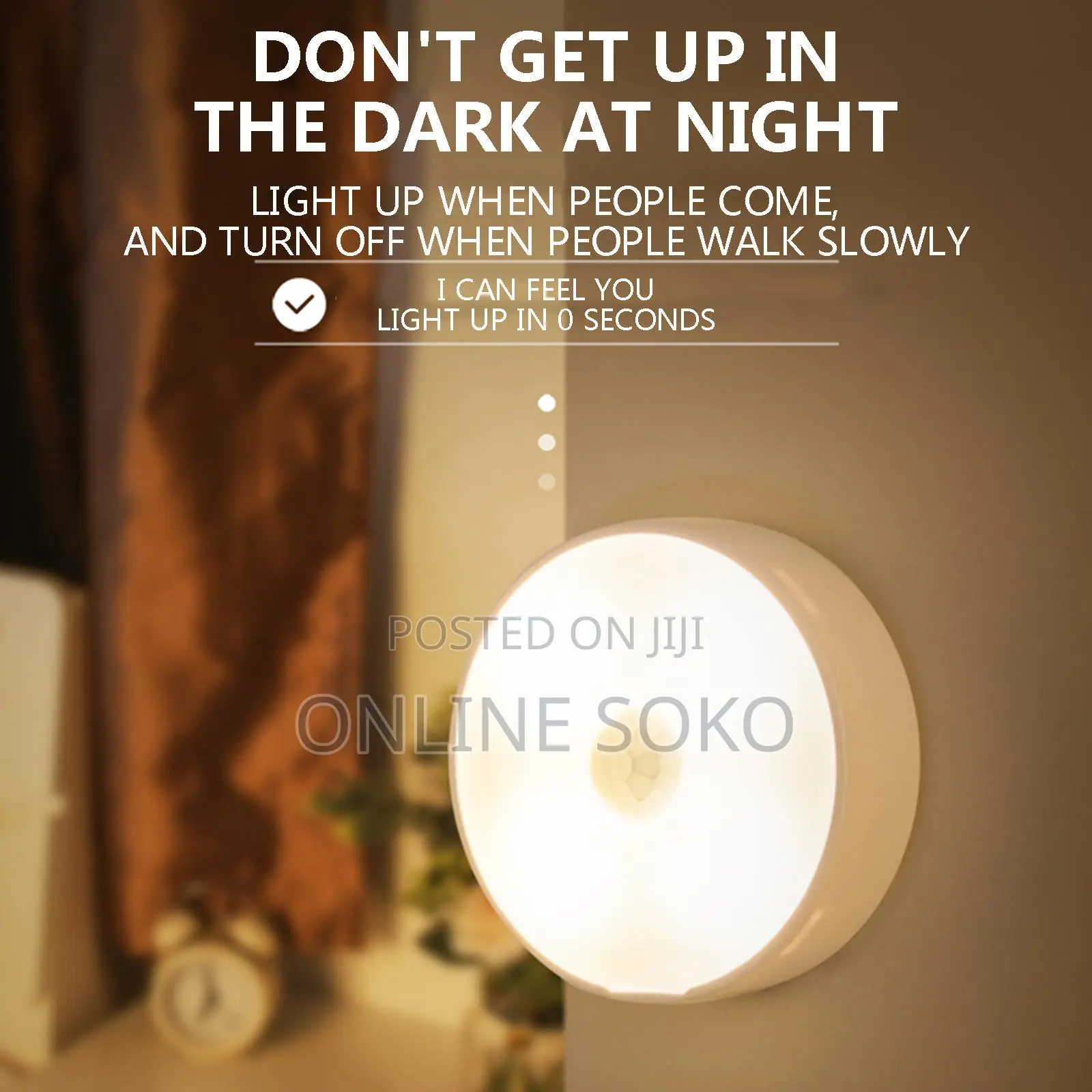 Rechargeable Motion Sensor Light Intelligent Induction Lamp