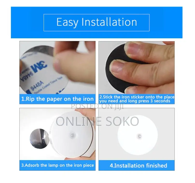 Rechargeable Motion Sensor Light Intelligent Induction Lamp