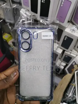 Clear Case for Xiaomi Redmi 13C, Hard PC and Soft TPU Shock