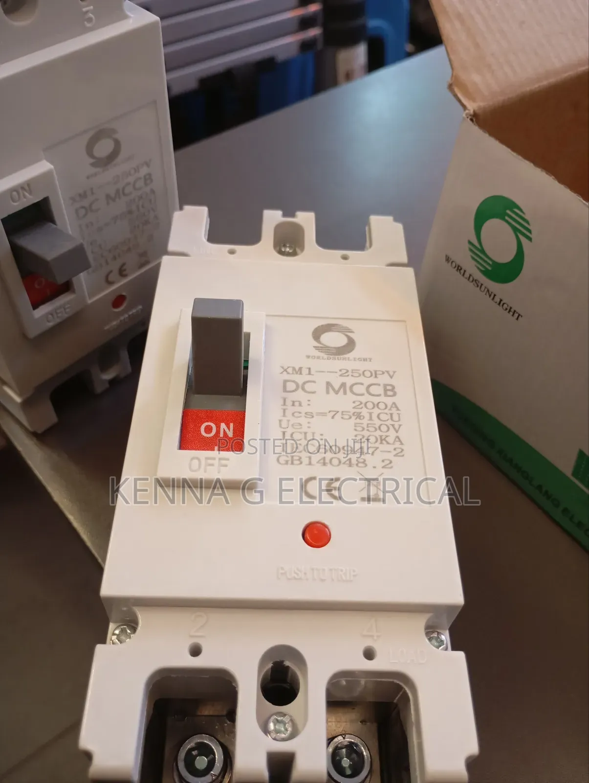 Current Circuit Breaker (MCCB) Double Pole 200A