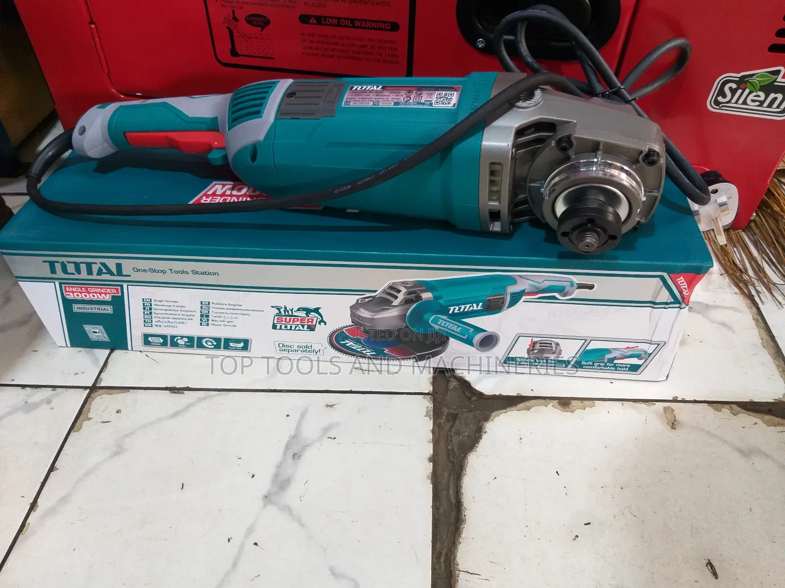 Total 3000 Watts Professional Angle Grinder
