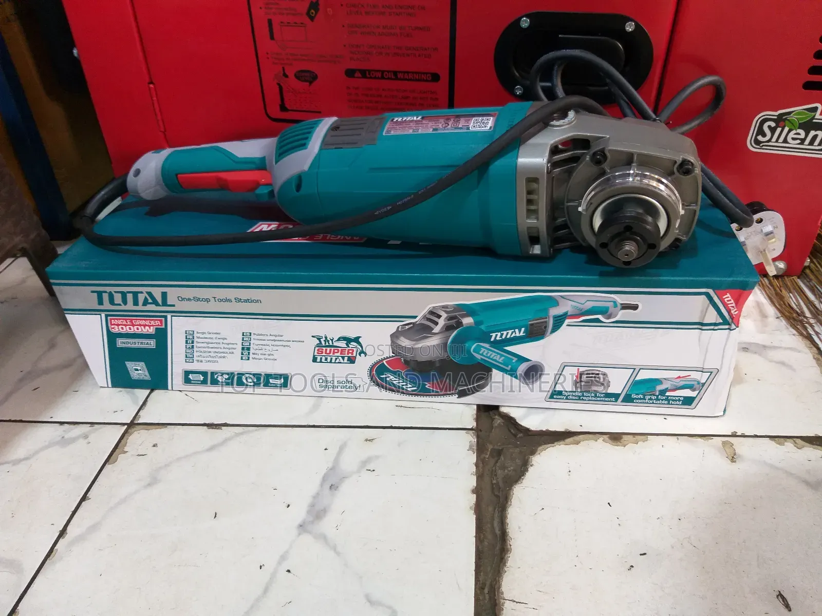 Total 3000 Watts Professional Angle Grinder