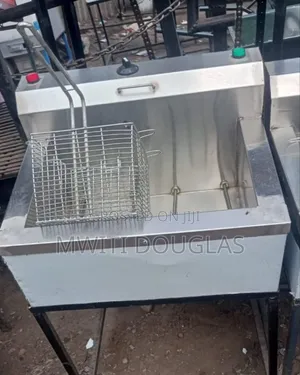 Pure Stainless Steel Double Deep Fryer