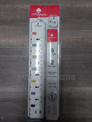 Extension, Officepoint 6 Way +2 USB Port