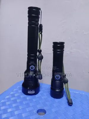P70 / P50 Led Rechargeable Torches Aluminium Torch With Zoom