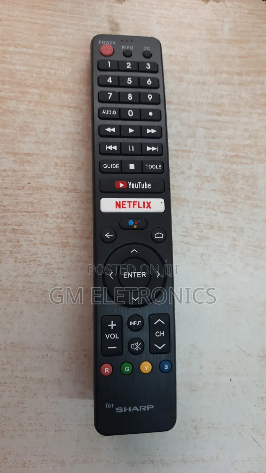 SHARP Smart TV Remote ( Youtube/ Nexflix)