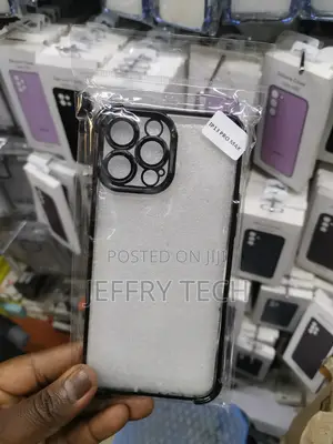 Transparent Back With Plated Edges Case iPhone 13 Pro Max