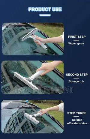 3 in 1 Double Sided Shower Squeegee