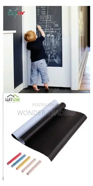 Wall Stick Blackboard/ Chalk Board 90 by 200