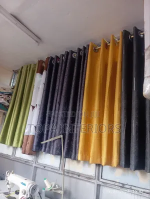 Short Standard Kitchen Window Curtains Per Linear Metre