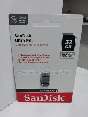 Sandisk 32gb Ultra Fittm Usb 3.1 Flash Drive 32gb