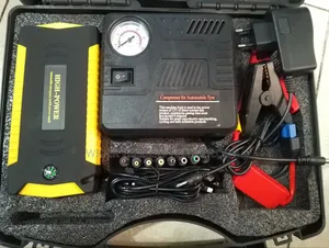 Jump Starter Kit and Power Bank With Inflator Air Compress