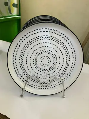 Set of 6 Dinner Serving Ceramic Plates