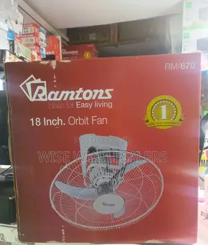 Ramtons Rm/670 Ramtons18 Inch + Orbit Fan (1yr Wrty)^