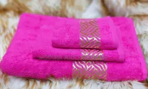 Pink Large Cotton Curtains