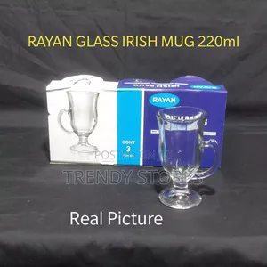 220ML 3 PC Rayan Glass Mug