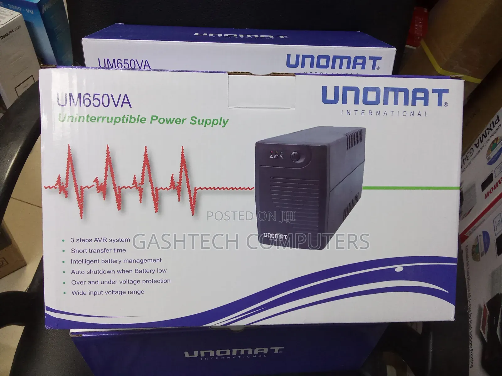 Unomat Um650 Va Uninterruptible Powe Supply [ New ]