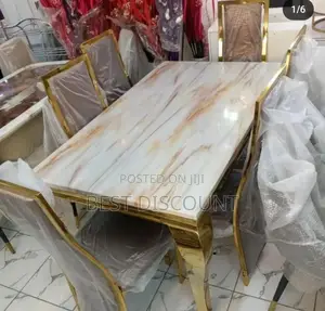 Marble Dinning Table (Set)