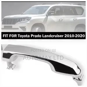 Chrome Rear Door Handle. For Toyota Land Cruiser Prado, J150