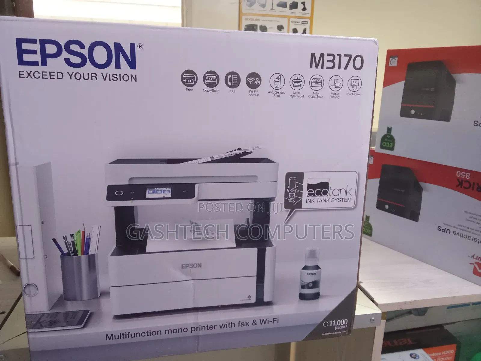Epson M3170 Inkjet Black and White Printer