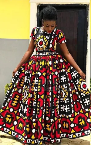 Ankara Maxi Dress in Nairobi Kenya