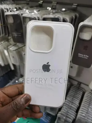 iPhone 15 Pro Logo White Phone Case