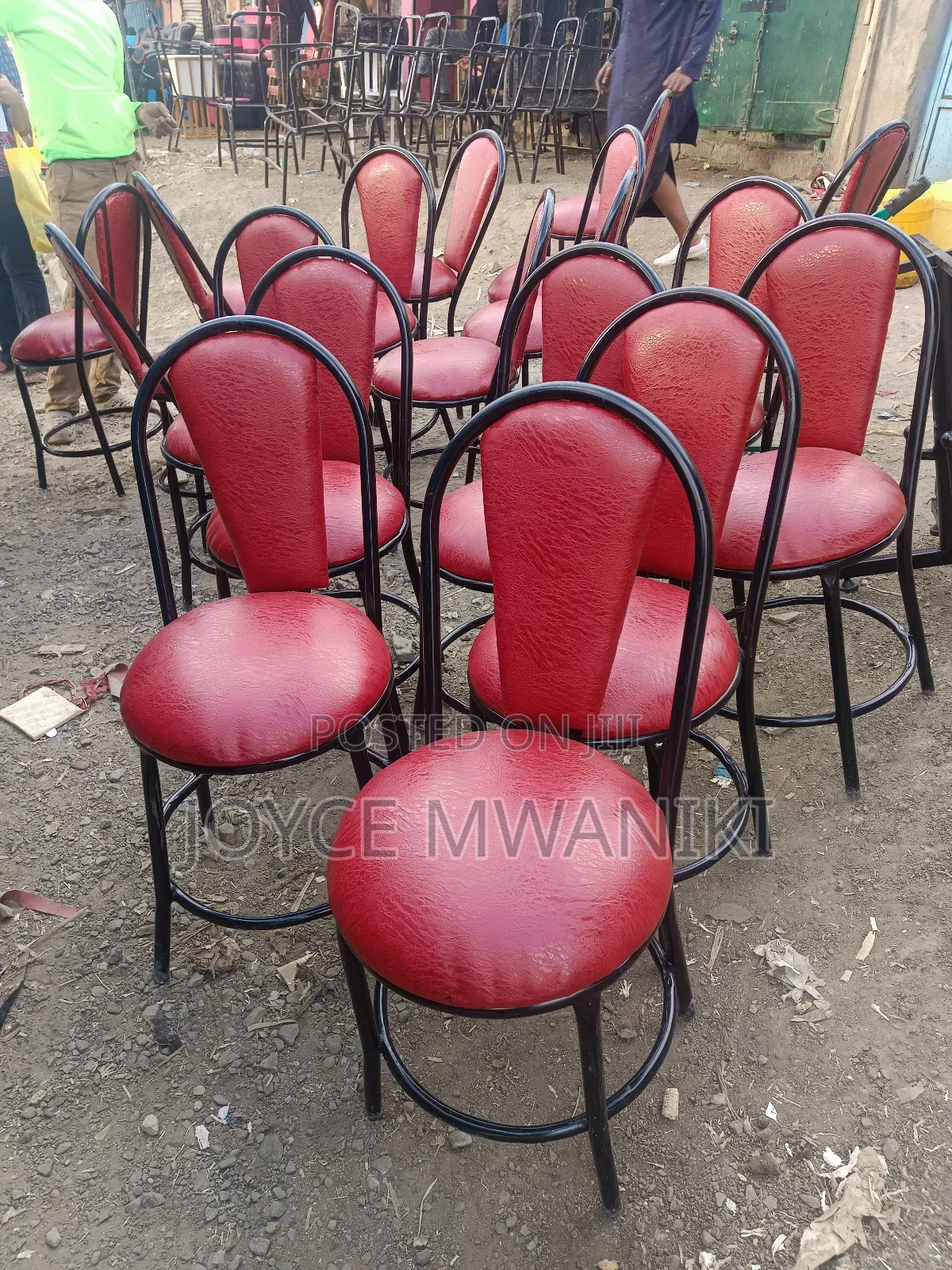 Restaurant Chairs, Maroon Red
