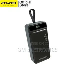 Awei P142K 50,000mah Polymer Powerank 22.5W Fast( Black)
