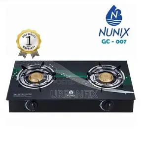 Nunix GC-007 Two Burner Glass Top Cooker
