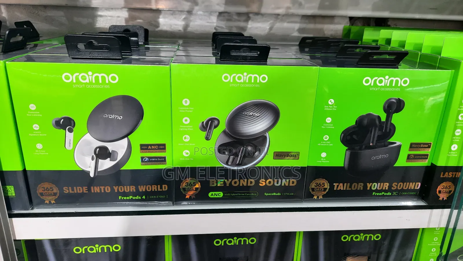 Oraimo Stereo Earbuds.