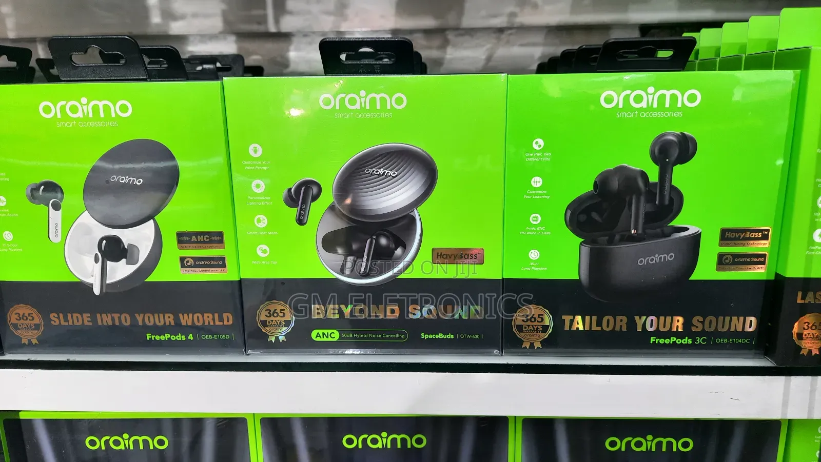 Oraimo Stereo Earbuds.