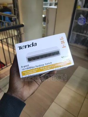 Tenda 8 Port 10/100 MBPS Desktop Switch Plug and Play S108