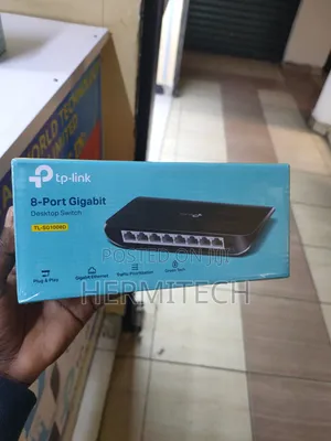 Tp Link 8 Port Desktop Switch Gigabit Ethernet Plug and Play