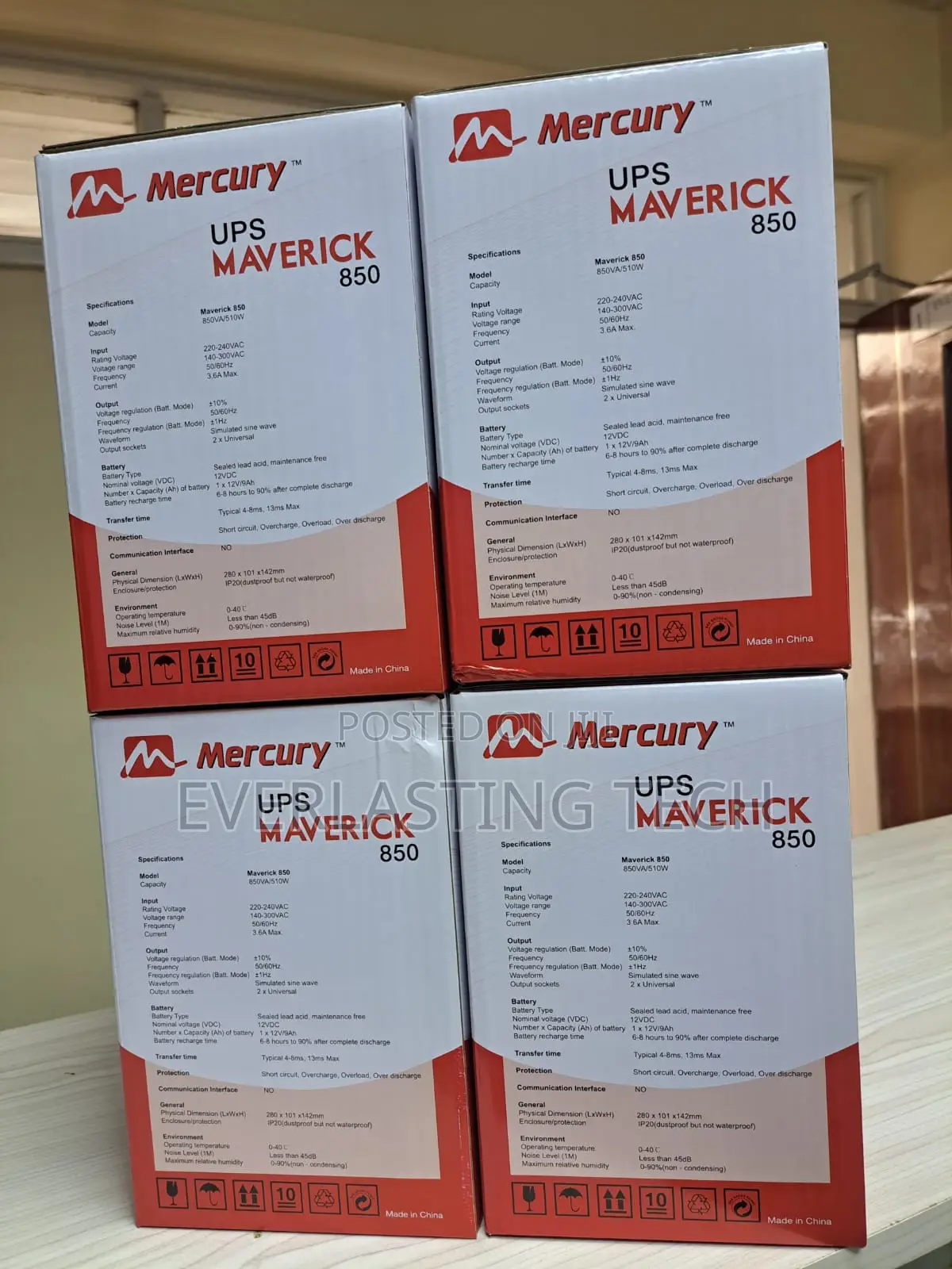 Mercury Maverick 850va (510w) Offline Ups