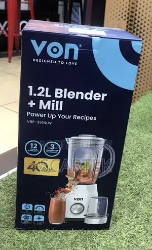 Von 1.2 Litres Blender +Mill
