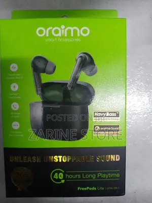 Oraimo Heavy Bass Fast Charging Earpods, Earbuds, Warranty