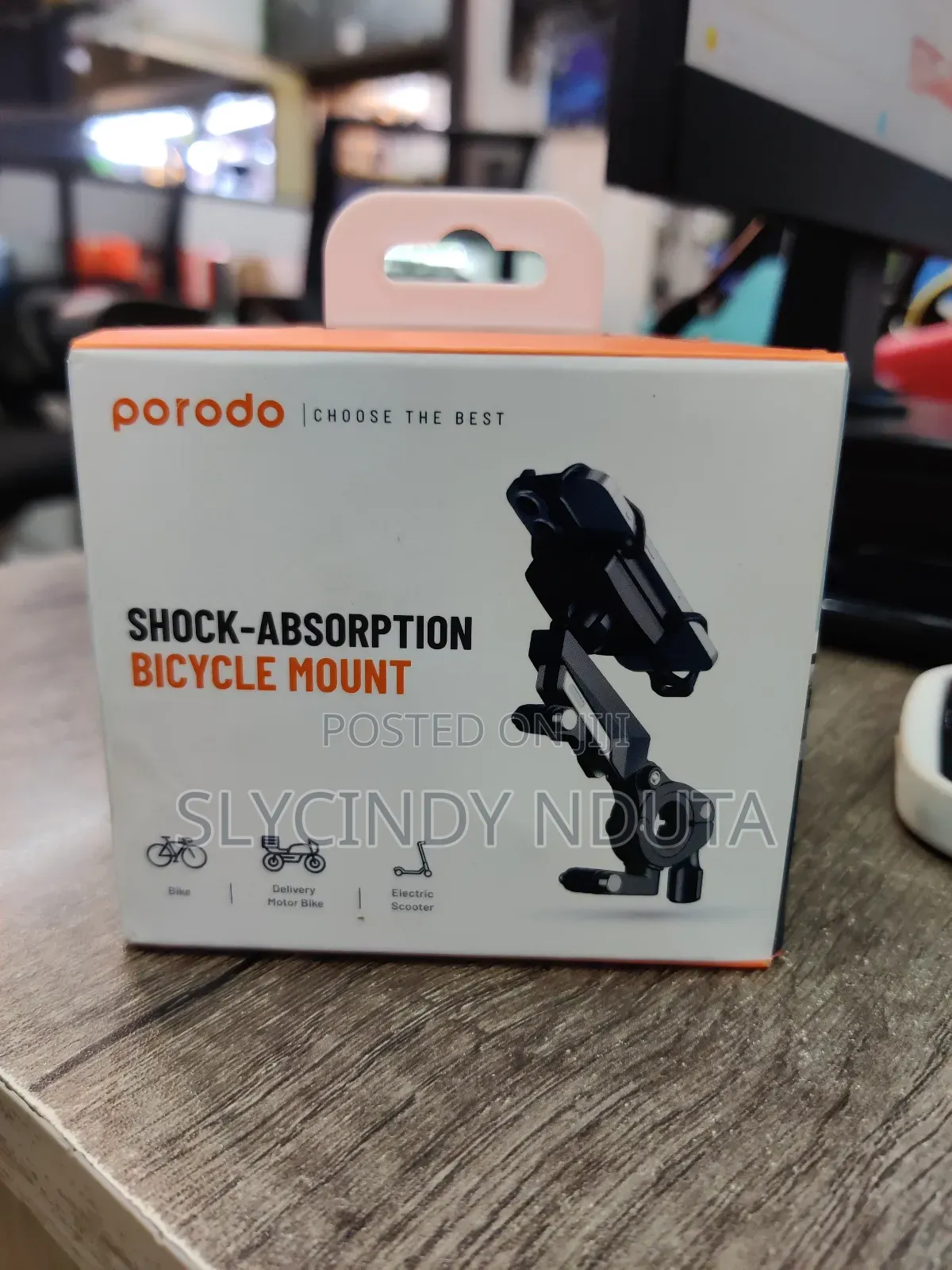 Porodo Shock Absorption Bicycle Mount