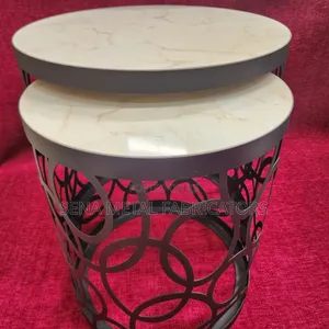 Nesting Stools With Powdercoating Finish.