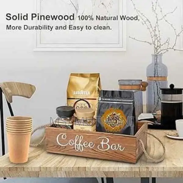 Wooden Coffee / Tea Organizer