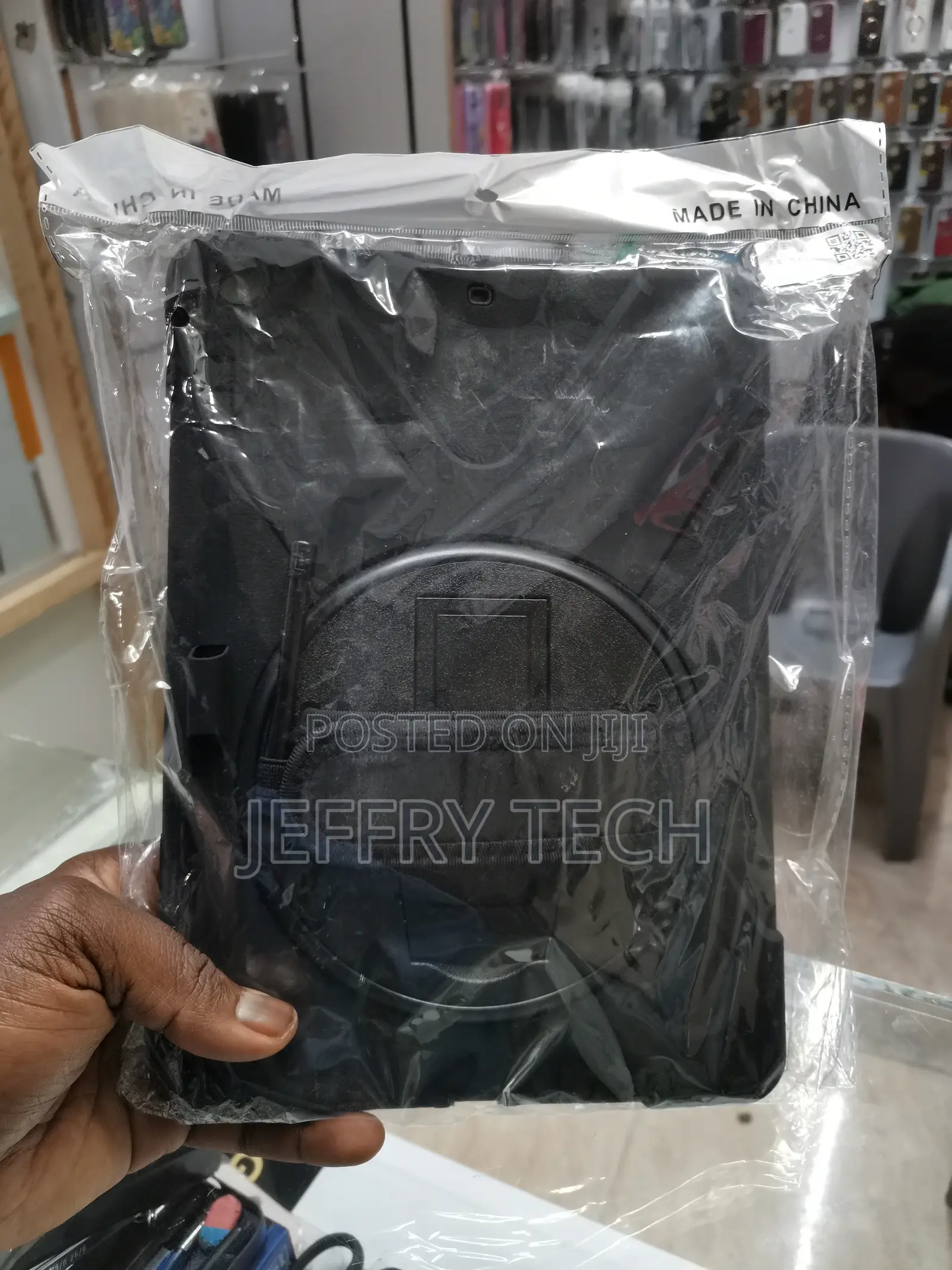 Rugged Case With Hand Strap and Lanyard for iPad Air 2 Case