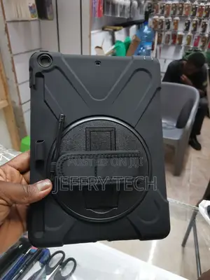 Rugged Case With Hand Strap and Lanyard for iPad Air 2 Case