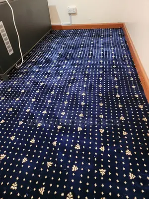 Blue Office Carpets in Executive Version Underlayed