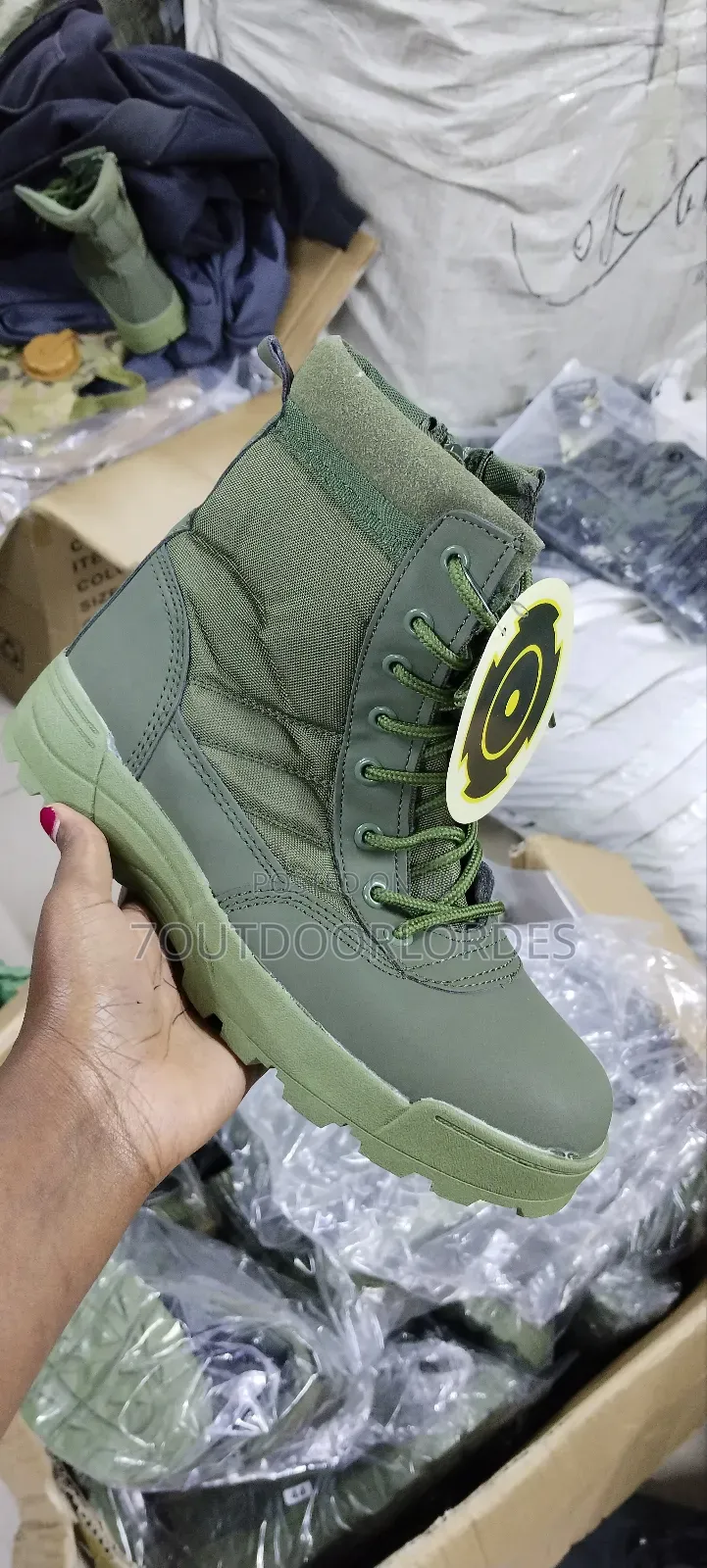 Swat Combat Boots Green